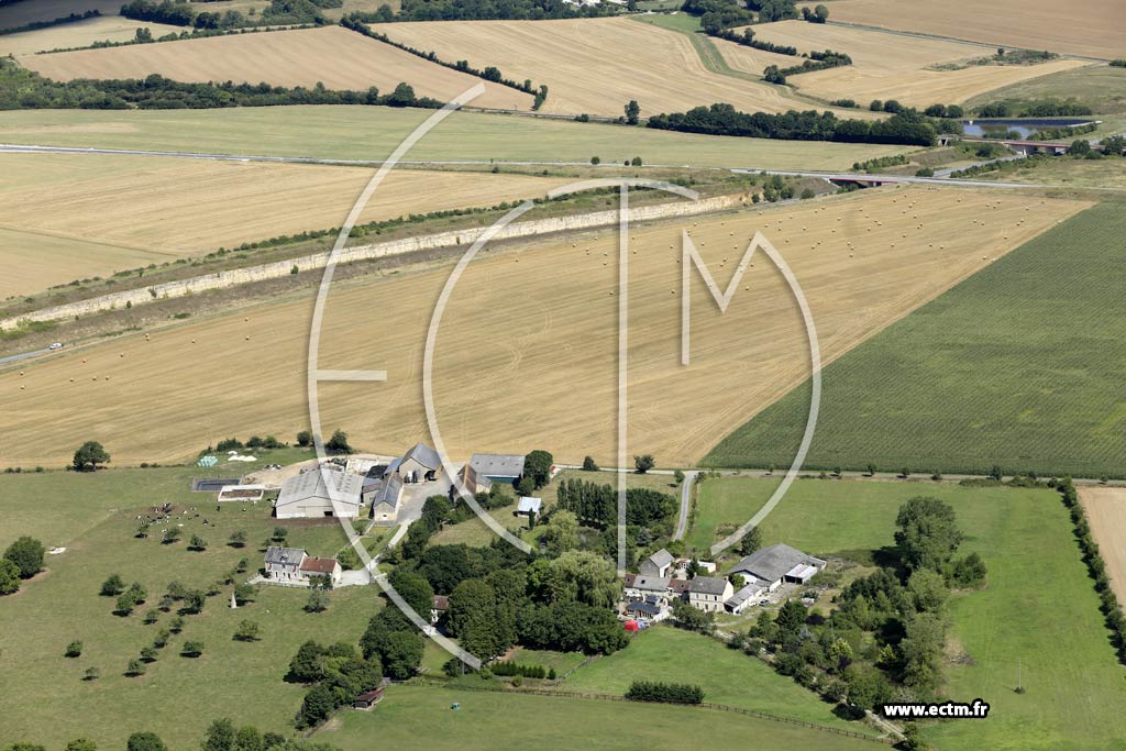 Photo arienne de Le Merlerault (Montmarc)