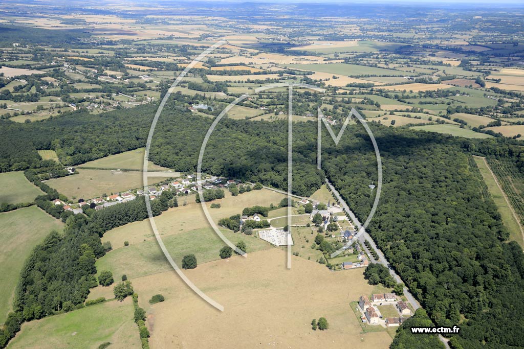 Photo arienne de Le Pin-au-Haras