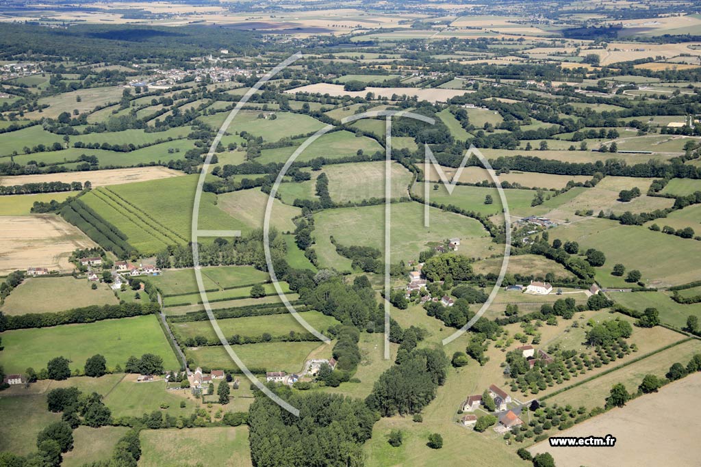 Photo arienne de Le Pin-au-Haras