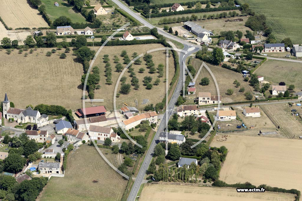 Photo arienne de Montgaroult