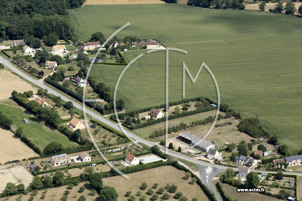 Photo arienne de Montgaroult