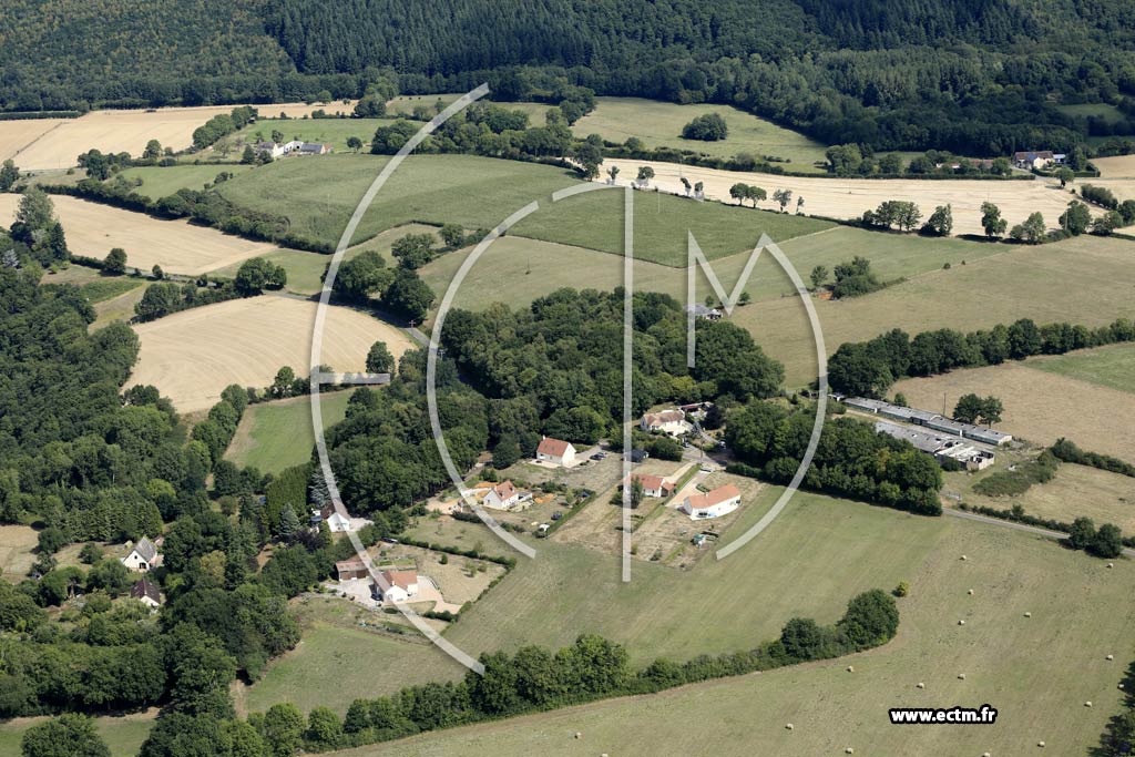 Photo arienne de Montgaroult (Dourdaine)
