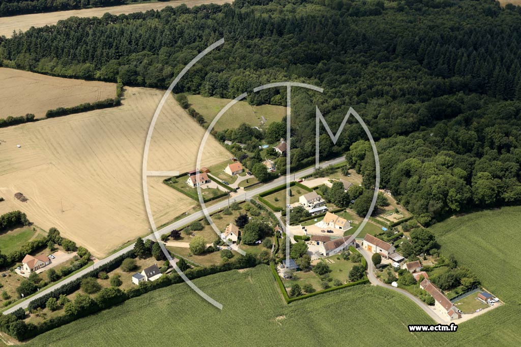 Photo arienne de Montgaroult (le Bois-Aumont)