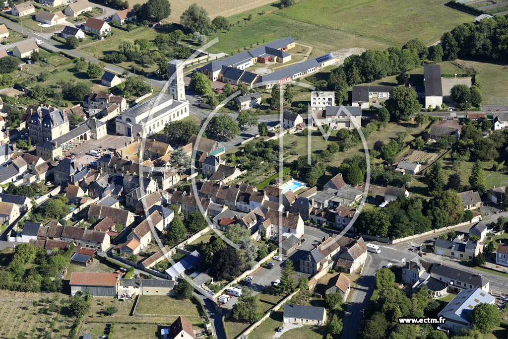 Photo arienne de Mortre