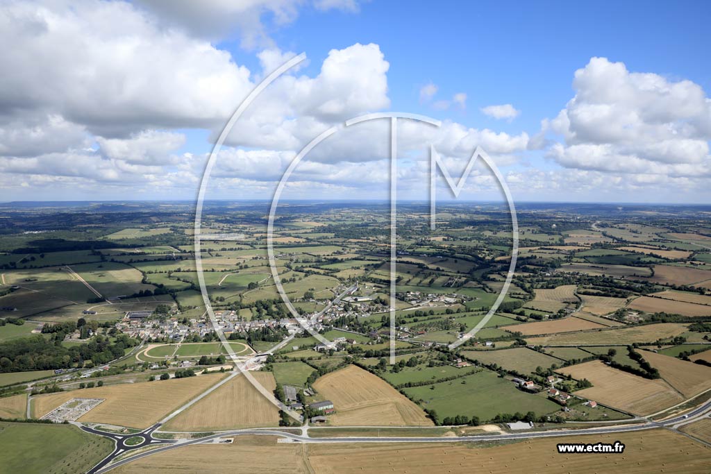 Photo arienne de Nonant-le-Pin
