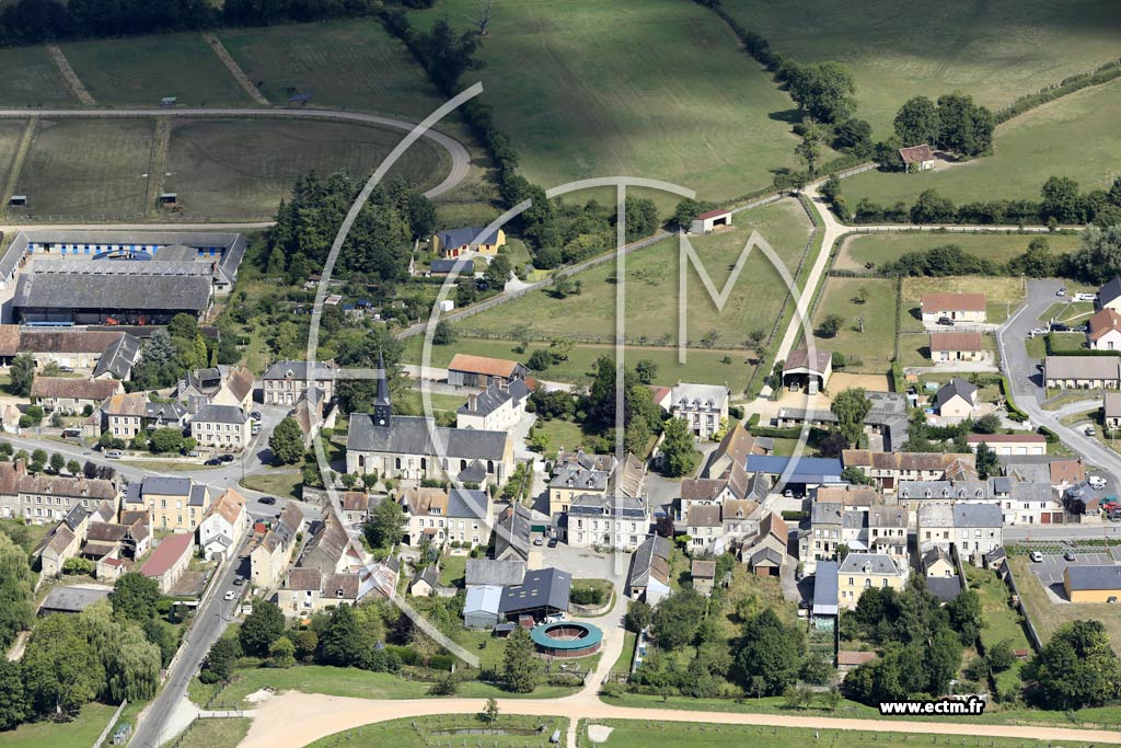 Photo arienne de Nonant-le-Pin