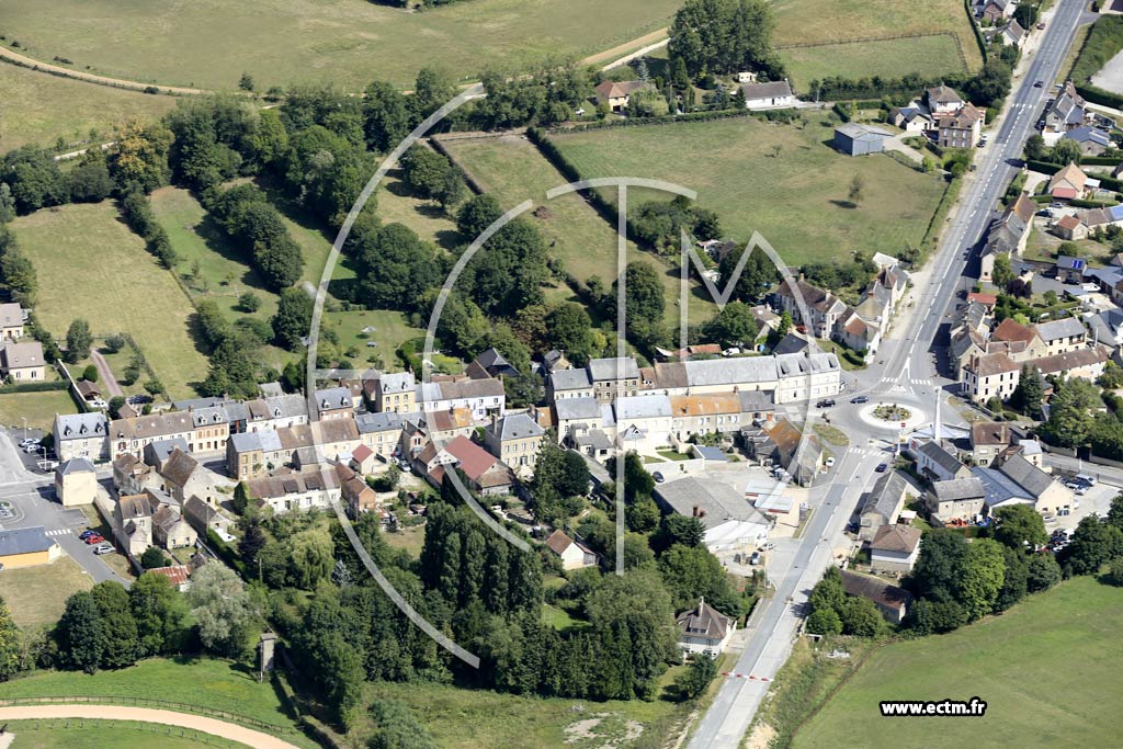 Photo arienne de Nonant-le-Pin