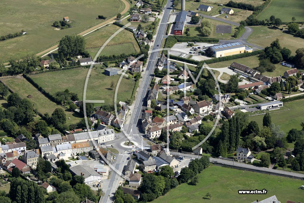 Photo arienne de Nonant-le-Pin