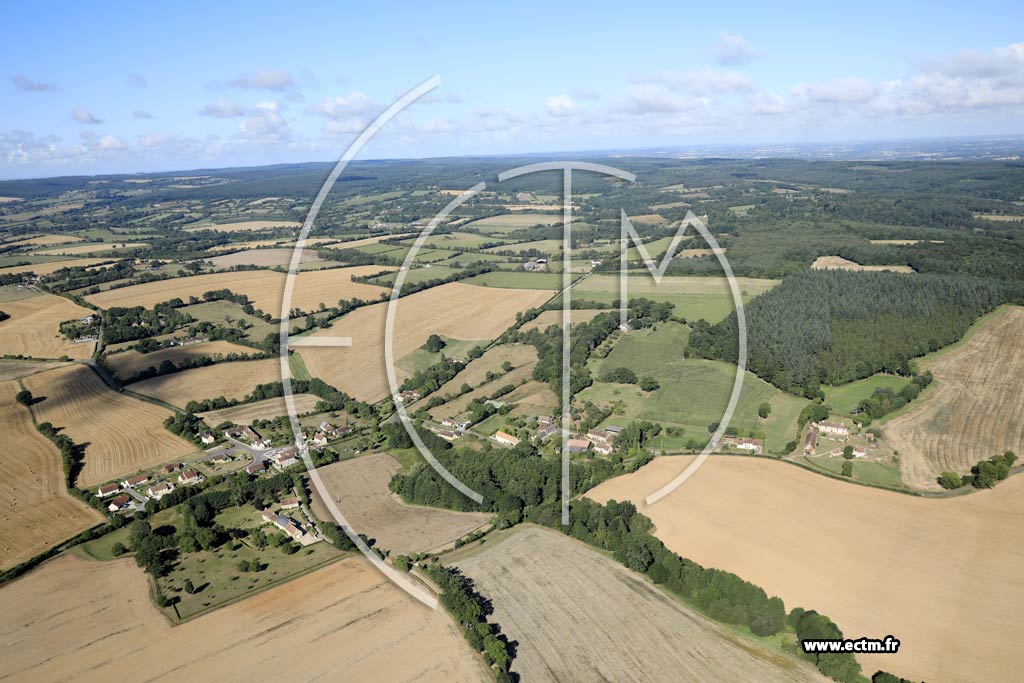 Photo arienne de Saint-Hilaire-la-Grard