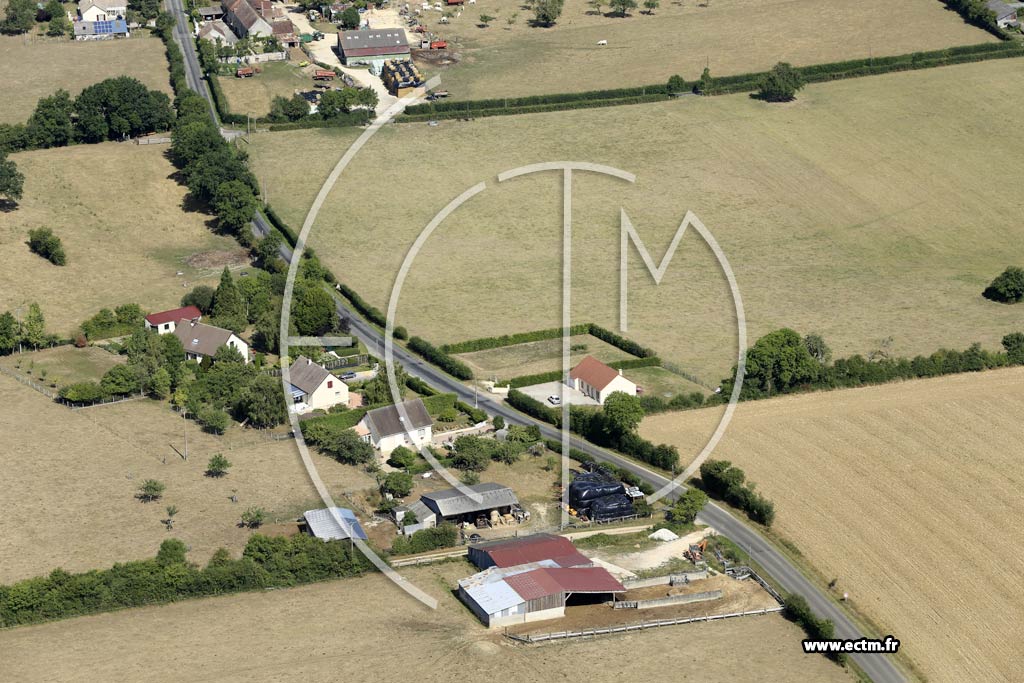 Photo arienne de Saint-Loyer-des-Champs (Tercey)