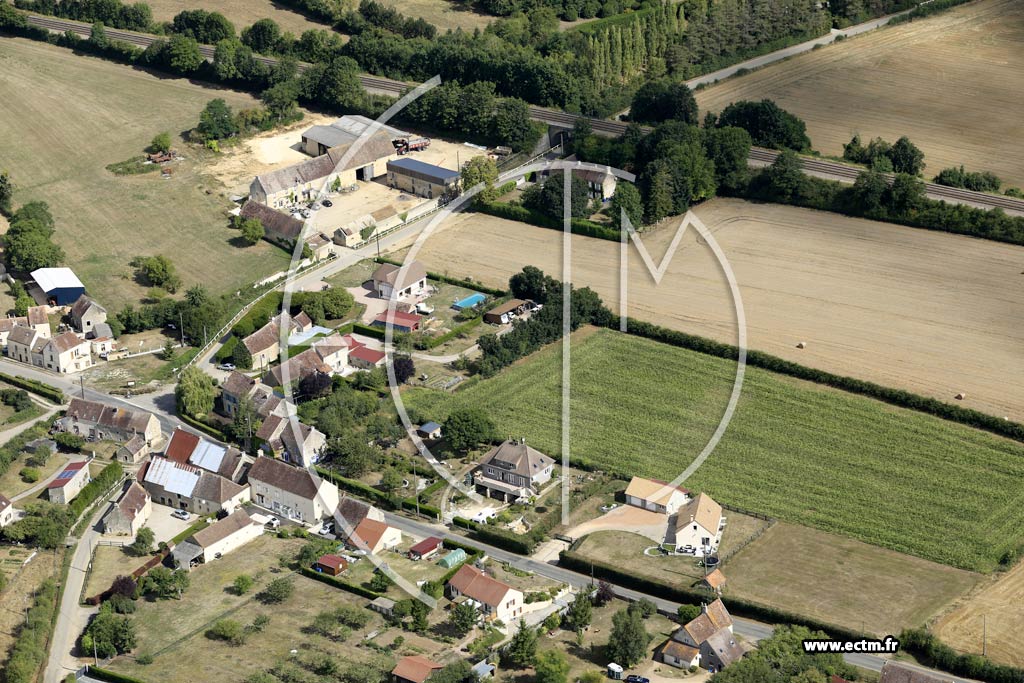 Photo arienne de Saint-Loyer-des-Champs (Tercey)