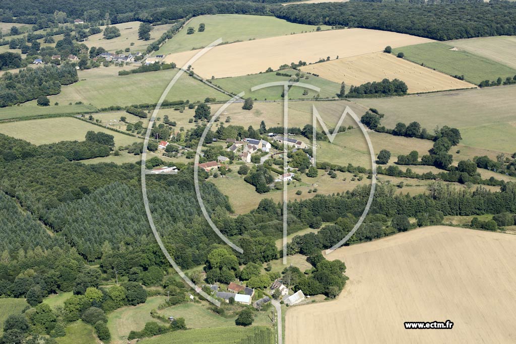 Photo arienne de Sainte-Marguerite-de-Carrouges (la Normandire - la Bissonnire)