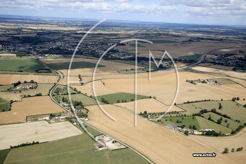 Photo arienne de Ses (l'Ormel)