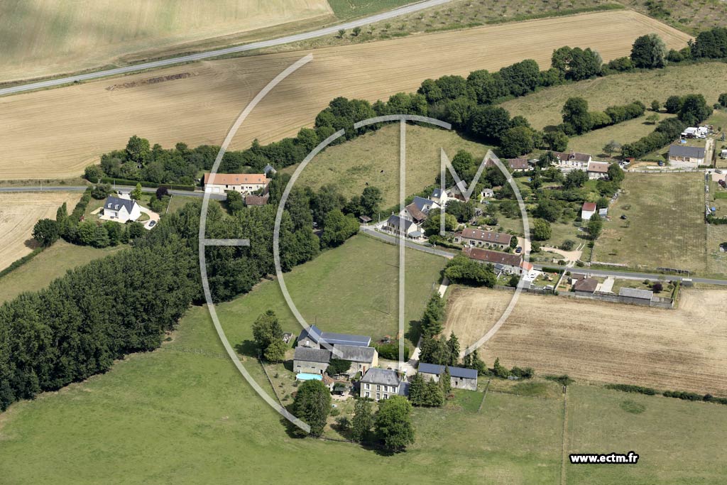 Photo arienne de Ses (le Moulin du Val)