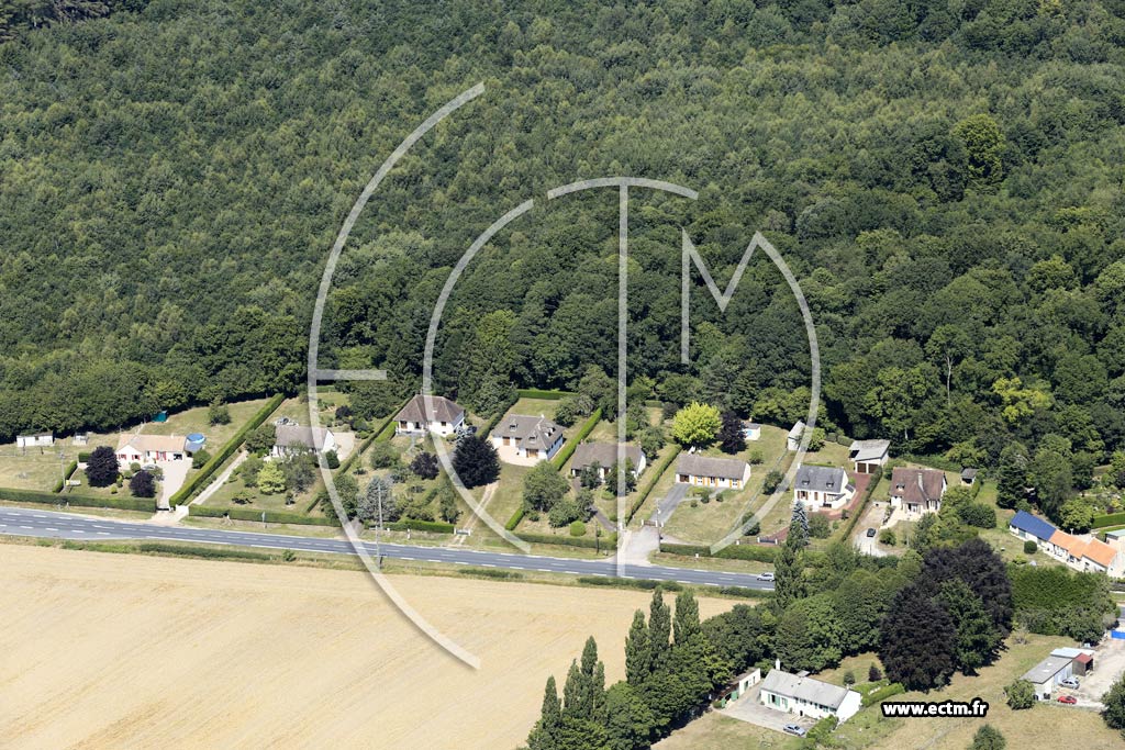Photo arienne de Silly-en-Gouffern