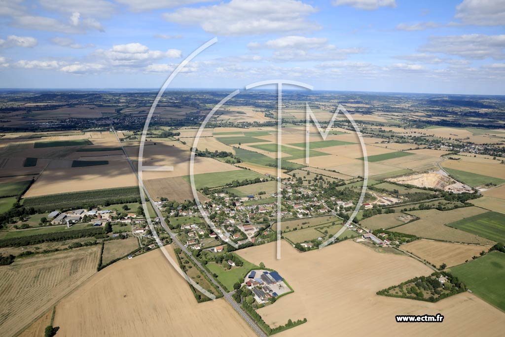 Photo arienne de Villedieu-ls-Bailleul
