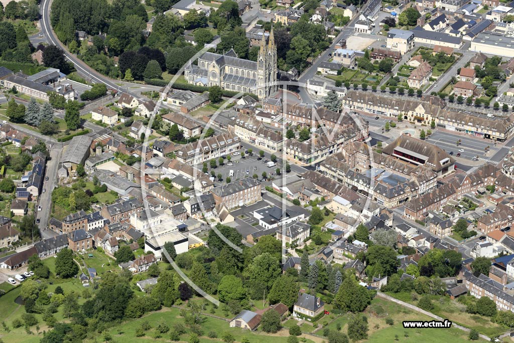 Photo arienne de Vimoutiers