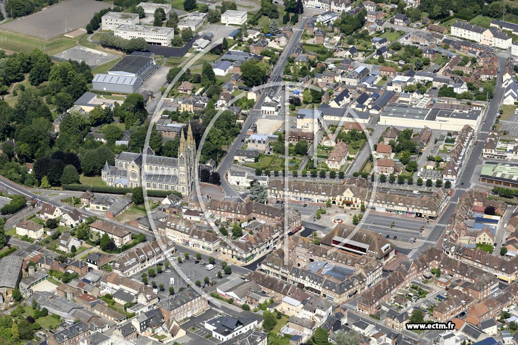 Photo arienne de Vimoutiers