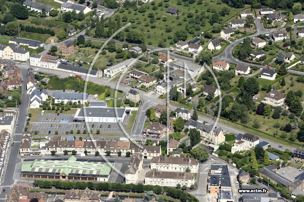 Photo arienne de Vimoutiers