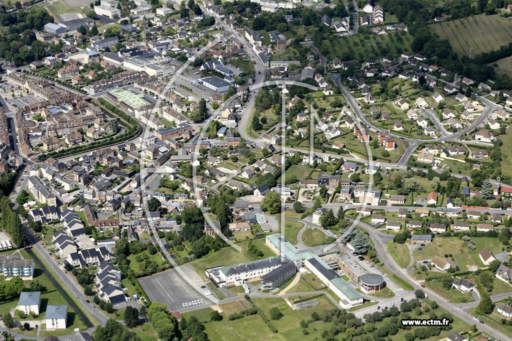 Photo arienne de Vimoutiers