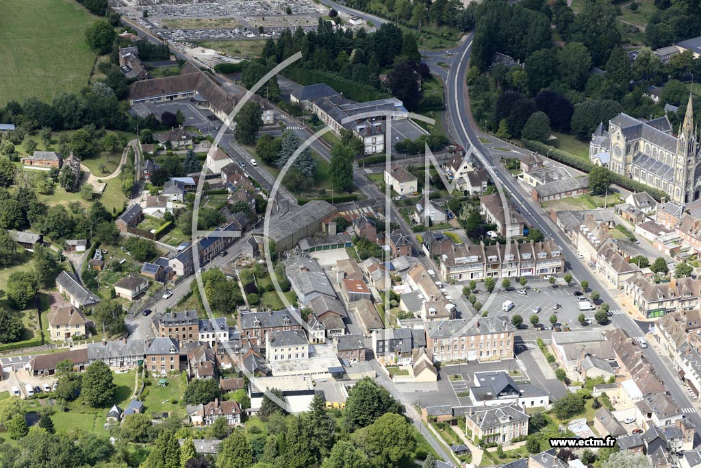 Photo arienne de Vimoutiers (Centre)