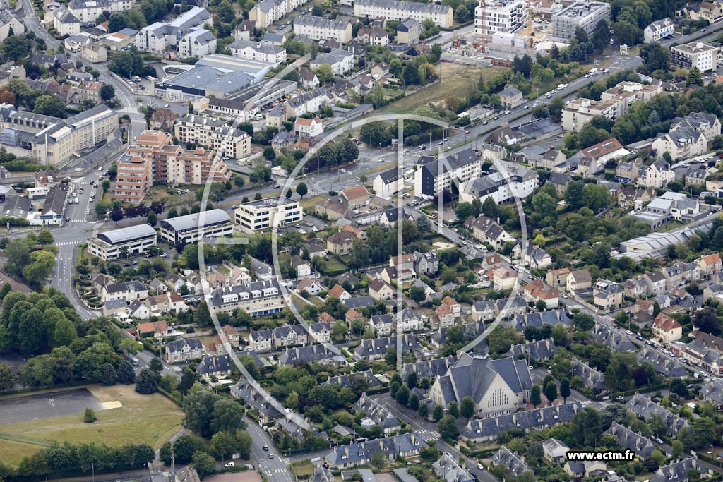 Photo arienne de Caen (Authie)