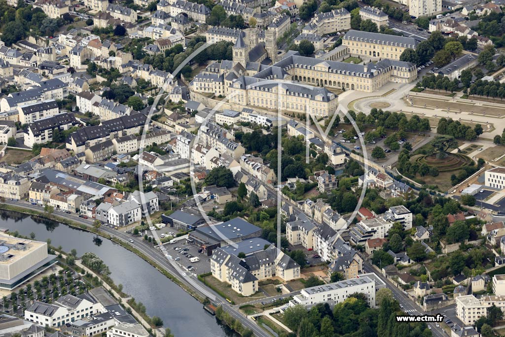 Photo arienne de Caen (Centre)
