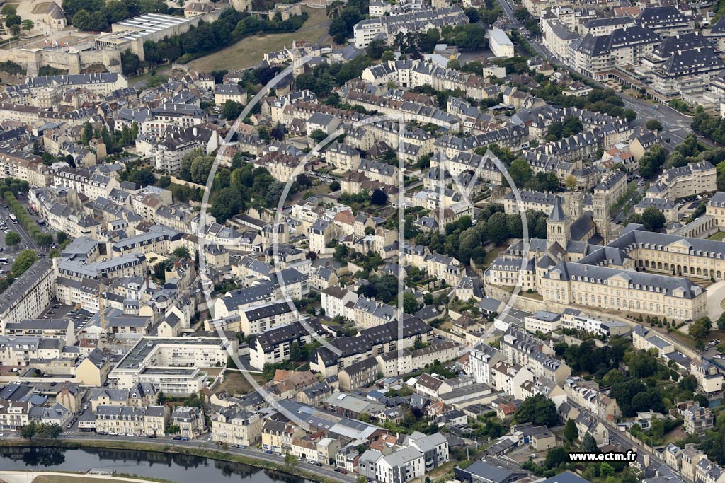 Photo arienne de Caen (Centre)