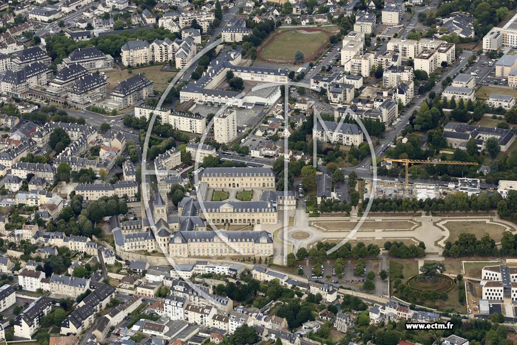 Photo arienne de Caen (Centre)
