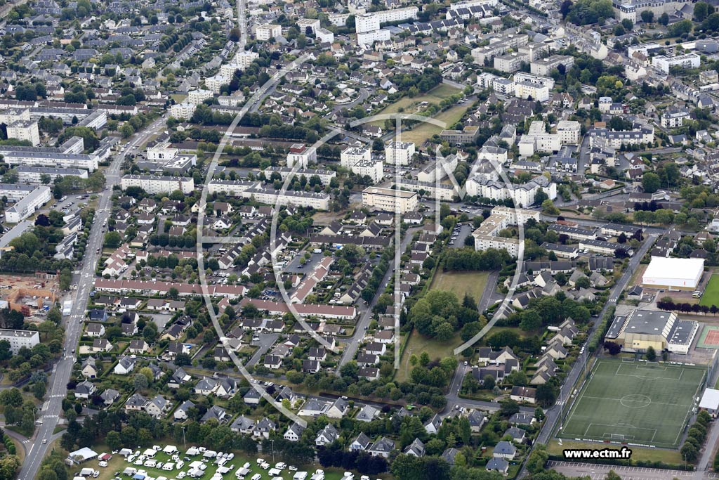 Photo arienne de Caen (la Maladrerie)