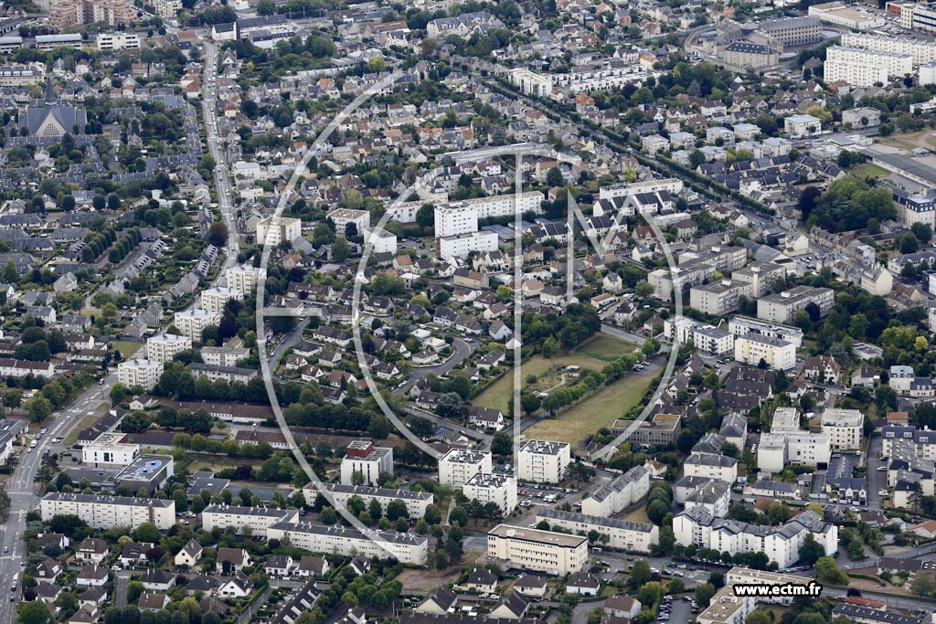 Photo arienne de Caen (la Maladrerie)