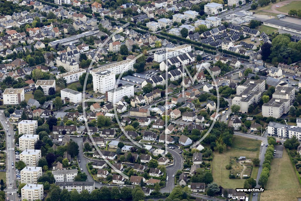 Photo arienne de Caen (la Maladrerie)