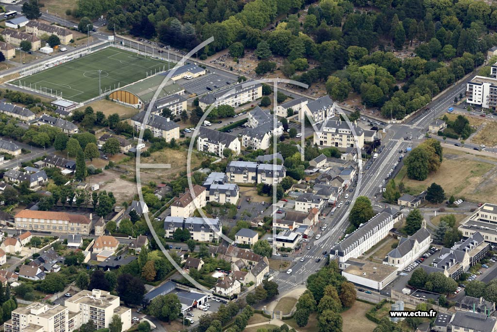 Photo arienne de Caen (le Carmel)
