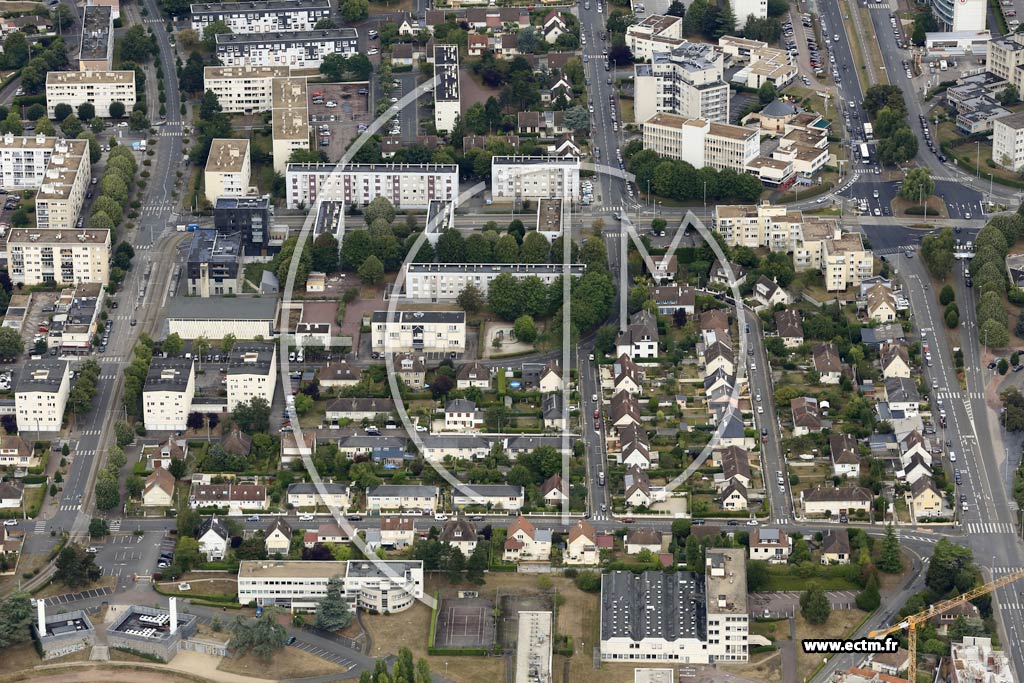 Photo arienne de Caen (Pierre Heuz)