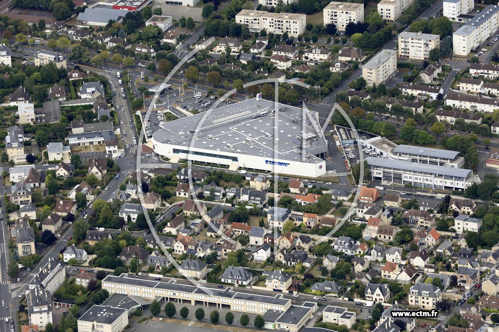 Photo arienne de Caen (Saint-Julien)
