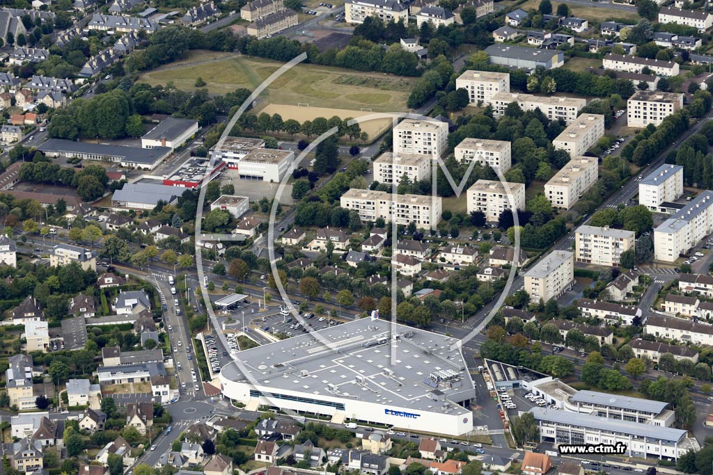 Photo arienne de Caen (Saint-Julien)