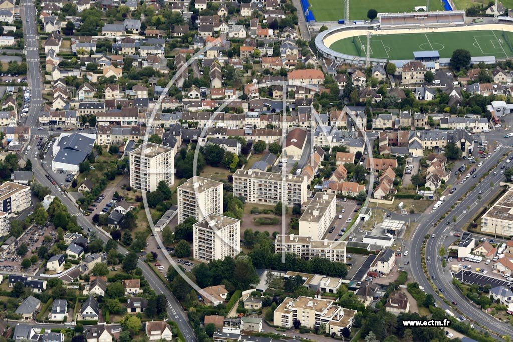 Photo arienne de Caen (Venoix)