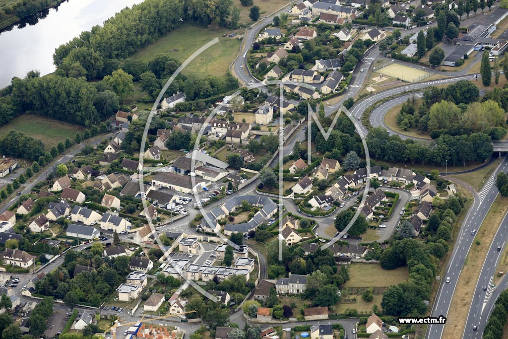 Photo arienne de Hrouville-Saint-Clair (le Bourg)