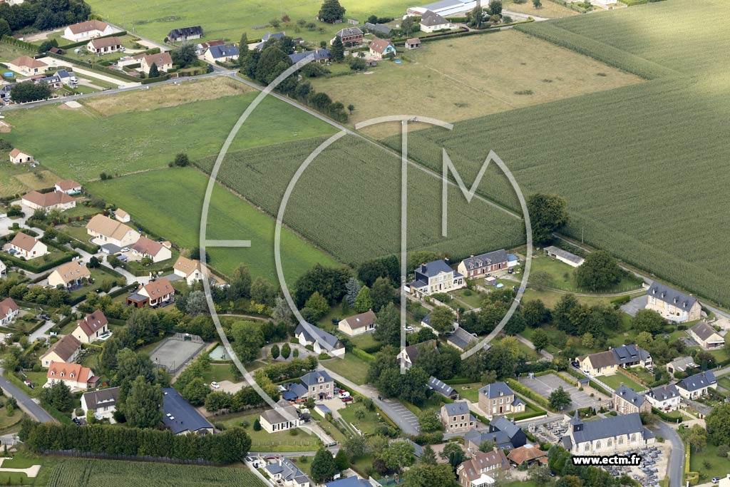 Photo arienne de Auberville-la-Campagne