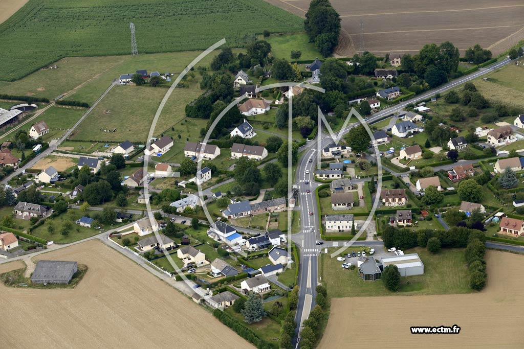 Photo arienne de Auberville-la-Campagne