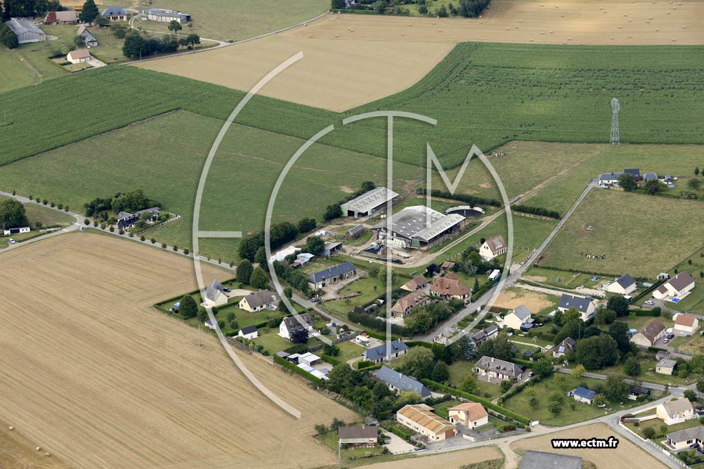 Photo arienne de Auberville-la-Campagne