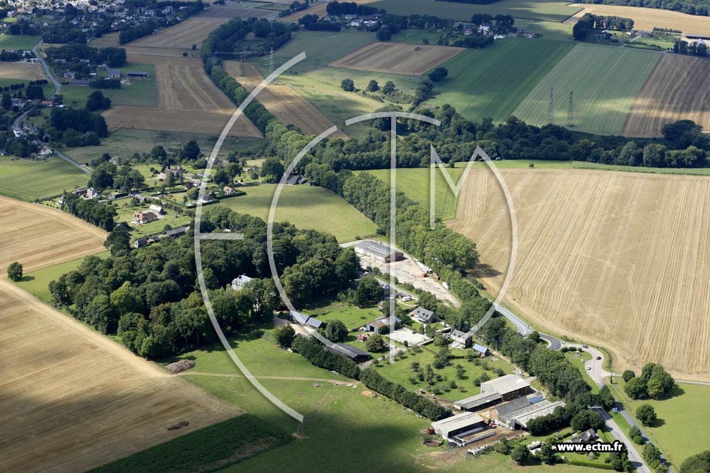 Photo arienne de La Cerlangue (la Bergerie)