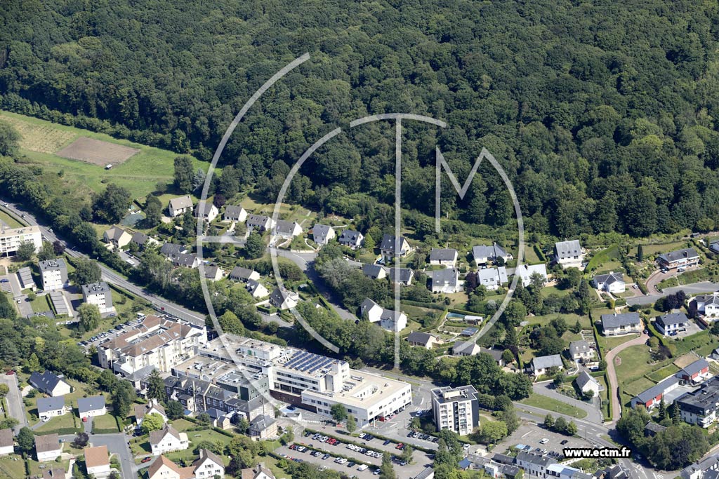 Photo arienne de Lillebonne