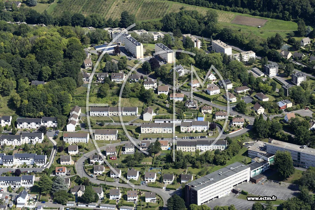 Photo arienne de Lillebonne