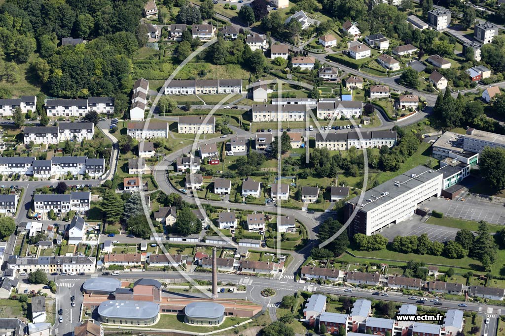 Photo arienne de Lillebonne