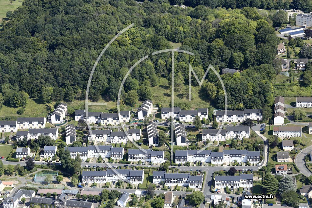 Photo arienne de Lillebonne