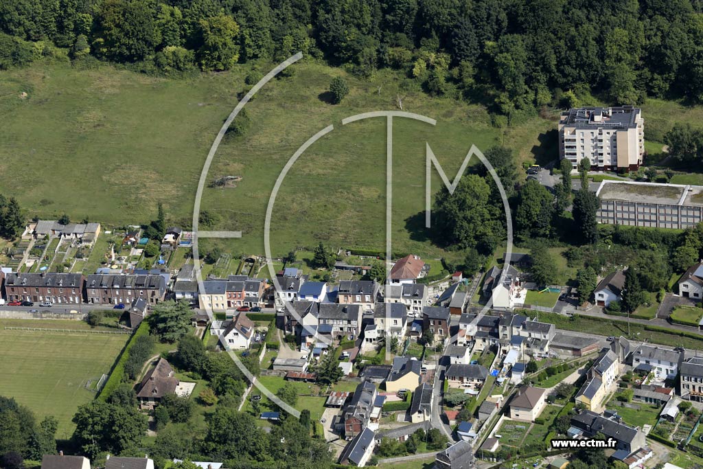 Photo arienne de Lillebonne