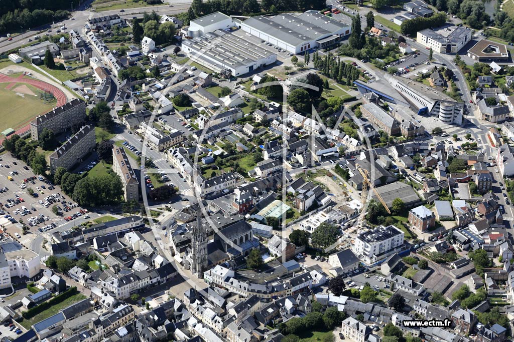 Photo arienne de Lillebonne