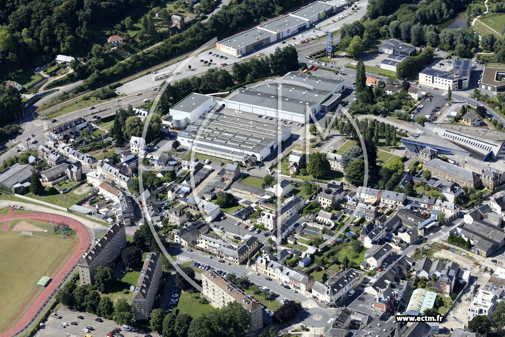Photo arienne de Lillebonne