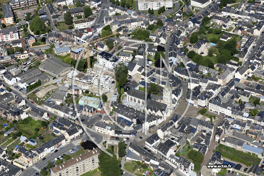 Photo arienne de Lillebonne